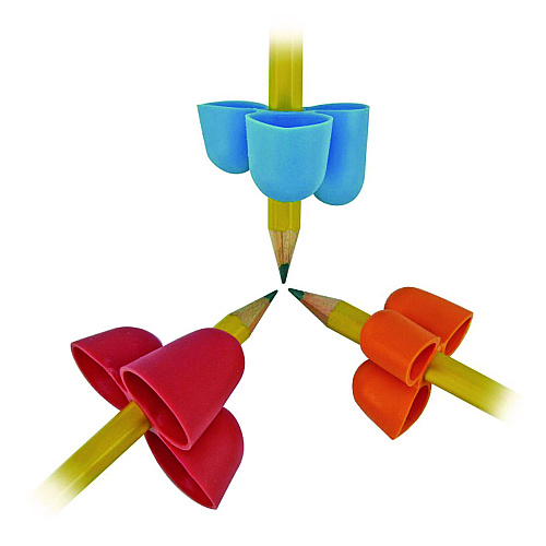 The Pencil Grip Writing C.L.A.W. Pencil Grip, Small, 1" Long, Assorted Colors, 100/Carton (211100)