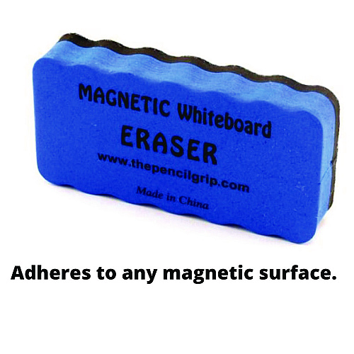 The Pencil Grip Whiteboard Magnetic Eraser, 4.4  x 2  x 1, 144/Carton (352144)