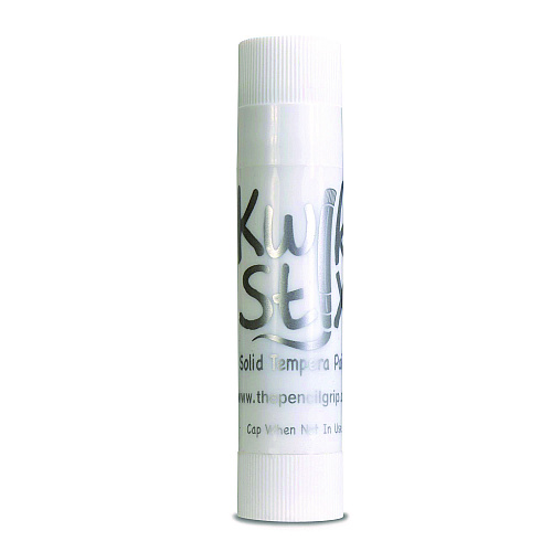 The Pencil Grip Kwik Stix Single Color Pack, 0.7" x 3.5", White, 12/Pack, 12 Packs/Carton (6009012)