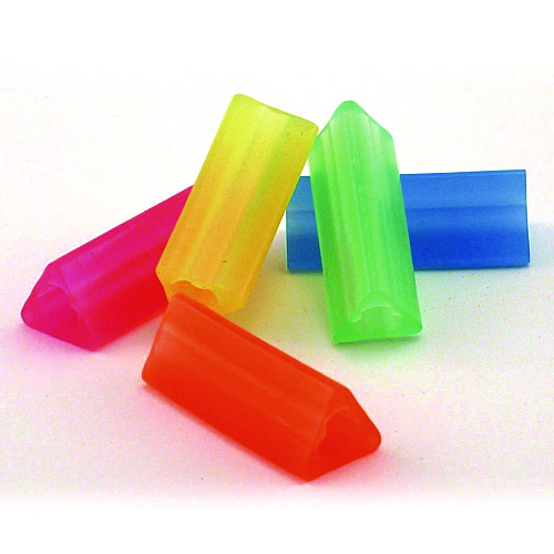 The Pencil Grip Triangle Grip, 1.75" Long, Assorted Colors, 600/Carton (162600)