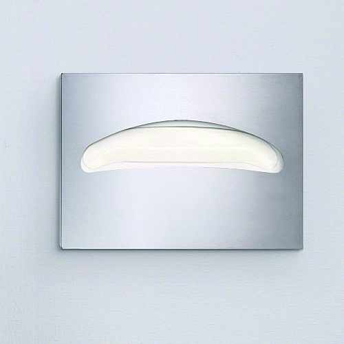Alpine Stainless Steel Brushed Half-Fold Toilet Seat Cover Dispenser, 15.7 x 2 x 11.8 (ALP483)