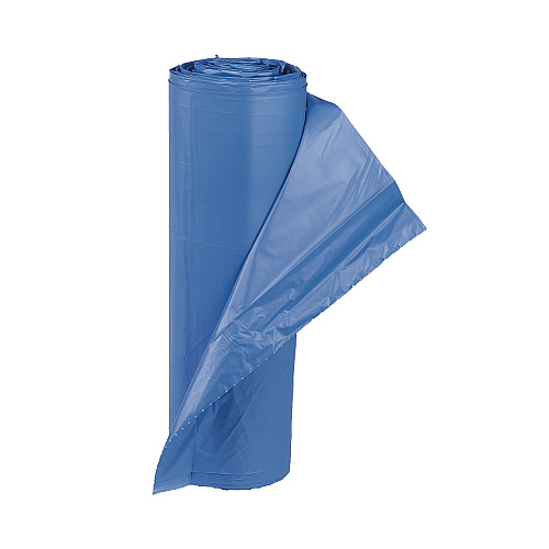 Inteplast Group High-Density Commercial Can Liners, 60 gal, 18 mic, 40" x 48", Blue, 200/Carton (BRS404818BL)