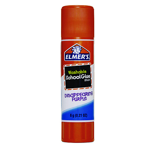 Elmer's Disappearing Purple School Glue Stick, 0.21 oz, Dries Clear, 8/Pack (E1591E1560)