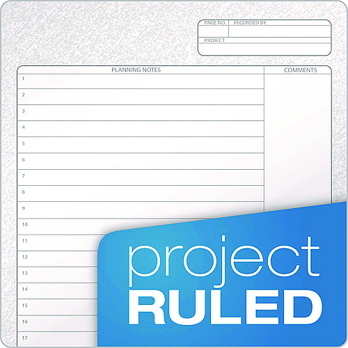 TOPS Docket Gold Planner, 1-Subject, Narrow Rule, Black Cover, (70) 8.5 x 6.75 Sheets (63754)