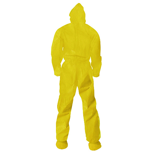 KleenGuard A70 Chemical Spray Protection Coveralls, 2X-Large, Yellow, 12/Carton (00685)