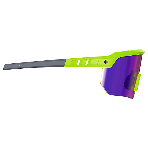 ergodyne Skullerz AEGIR-AFASPM Anti-Scratch and Enhanced Anti-Fog Safety Glasses, Lime Frame, Purple Mirror, Polycarb Lens (55061)