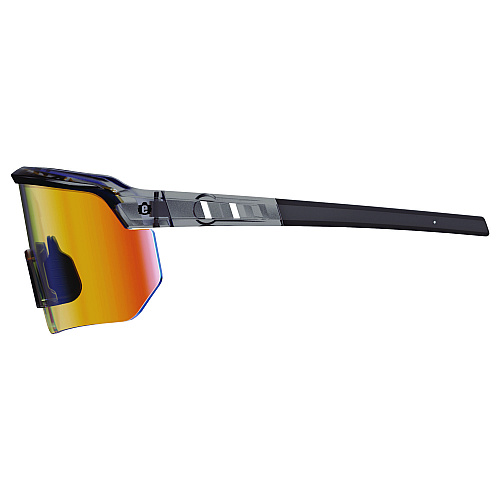 ergodyne Skullerz AEGIR-AFASPM Anti-Scratch and Enhanced Anti-Fog Safety Glasses, Clear Smoke Frame, Orange Mirror Polycarb Lens (55060)