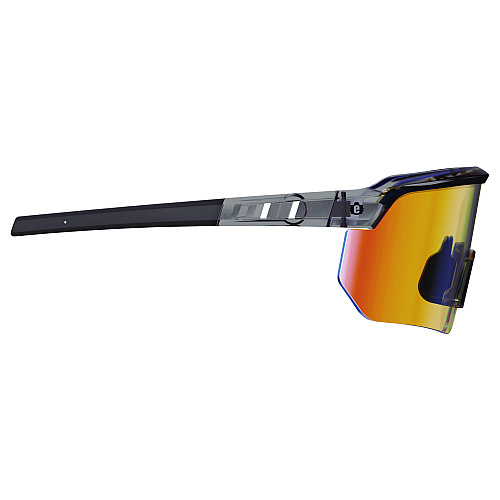 ergodyne Skullerz AEGIR-AFASPM Anti-Scratch and Enhanced Anti-Fog Safety Glasses, Clear Smoke Frame, Orange Mirror Polycarb Lens (55060)