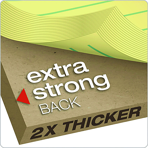 TOPS Docket Steno Pad, Gregg Rule, Forest Green Cover, 100 Canary-Yellow 6 x 9 Sheets (63851)