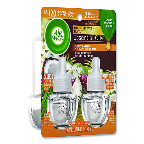 Air Wick Scented Oil Refills, Paradise Retreat, 0.67 oz, 2/Pack (91110PK)
