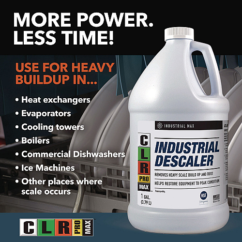 CLR PRO MAX Industrial Descaler, 1 gal Jug, 4/Carton (DESC4PROMCT)
