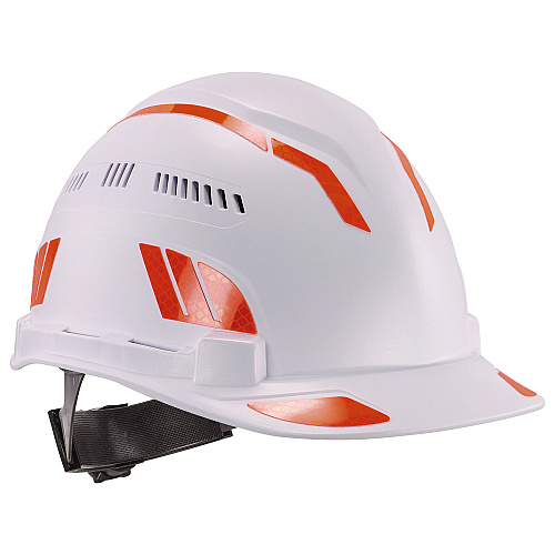 ergodyne Skullerz 8961 Reflective Hard Hat and Safety Helmet Sticker Kit, 18 Assorted Stickers, Orange (61101)