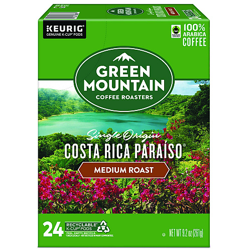 Keurig K-Cup Pods Costa Rica Paraiso, 24/Box (8087)