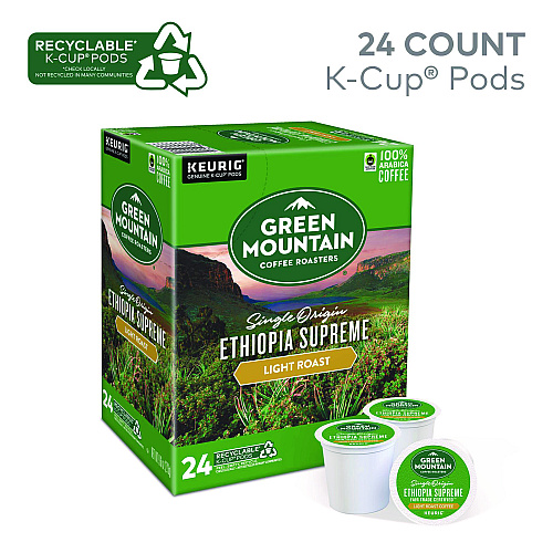 Keurig Ethiopian Supreme K-Cups, 24/Box (8488)