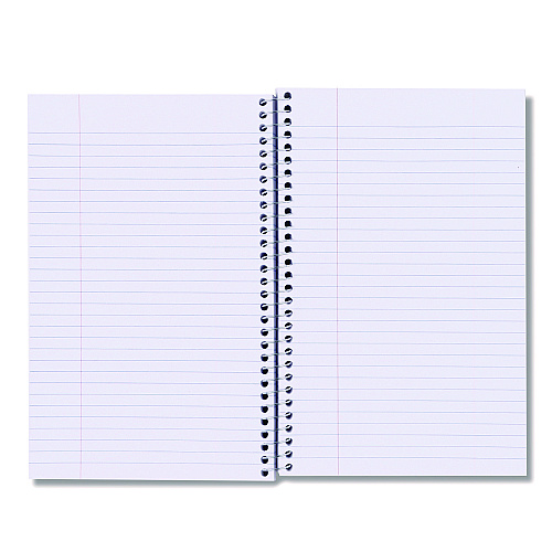 Universal Wirebound Notebook, 3-Subject, Medium/College Rule, Black Cover, (120) 9.5 x 6 Sheets (UNV66410)