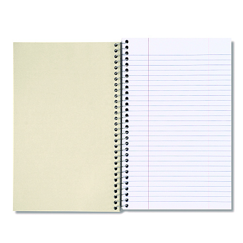 Universal Wirebound Notebook, 3-Subject, Medium/College Rule, Black Cover, (120) 9.5 x 6 Sheets (UNV66410)