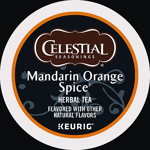 Celestial Seasonings Mandarin Orange Spice Herb Tea K-Cups 24/Box (14735)