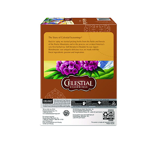 Celestial Seasonings India Spice Chai Tea K-Cups, 24/Box (14738)