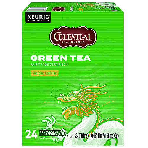 Celestial Seasonings Green Tea K-Cups, 24/Box (14734)