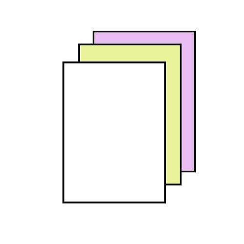 Nekoosa Fast Pack Carbonless 3-Part Paper, 8.5 x 11, White/Canary/Pink, 500 Sheets/Ream, 5 Reams/Carton (17391)