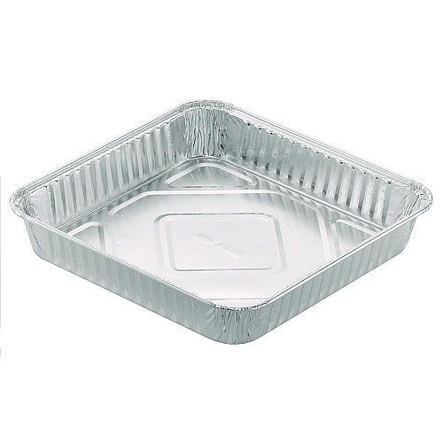 HFA 8" Square Cake Pan, 7.88 x 7.88 x 1.31, Silver, Aluminum, 500/Carton (404835500)