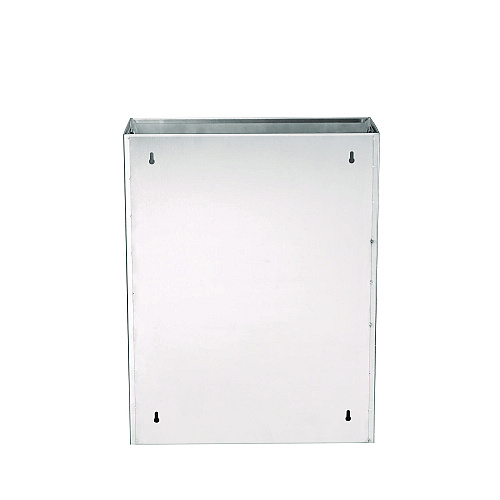 Alpine Stainless Steel Surface-Mounted Waste Receptacle, 6.4 gal, Brushed Stainless Steel (ALP491)