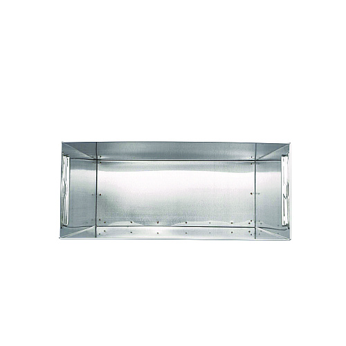 Alpine Stainless Steel Surface-Mounted Waste Receptacle, 6.4 gal, Brushed Stainless Steel (ALP491)