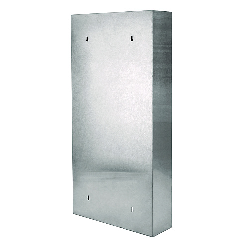 Alpine Stainless Steel Surface-Mounted Paper Towel Dispenser with Waste Receptacle, 28 x 4 x 14 (ALP494)