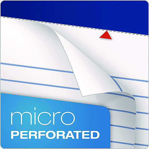 Ampad Perforated Writing Pads, Narrow Rule, 50 White 5 x 8 Sheets, Dozen (20304)