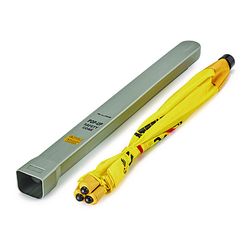 Alpine Tri-fold Multi-Lingual Pop-Up Wet Floor Sign, 2.95 x 2.55 x 30, Yellow (ALP49830)