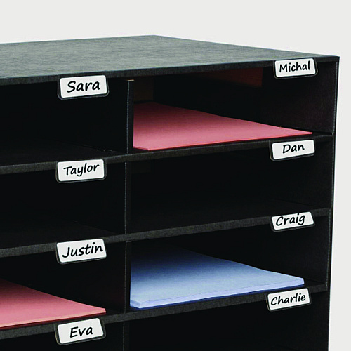AdirOffice File Classroom Literature Organizer, 15 Sections, Letter Size, 32 x 13 x 17, Black (I50115BLK)
