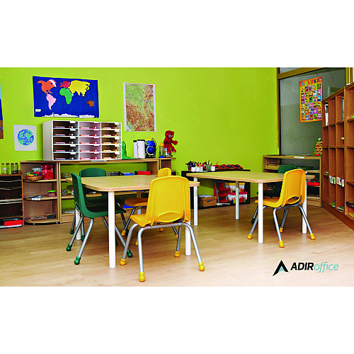 AdirOffice File Classroom Literature Organizer, 15 Sections, Letter Size, 32 x 13 x 17, White (I50115WHI)