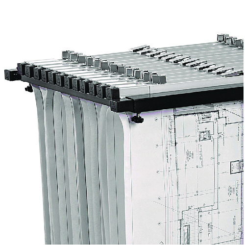 AdirOffice Blueprint Storage Cabinet Steel Vertical Plan Center, Assorted Document Sizes,15" x 27" to 47.25" x 32.5" to 57", Black (I614BLK)