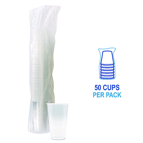 Boardwalk Translucent Plastic Cold Cups, 20 oz, Clear, 50/Pack (BWKTRANSCUP20PK)