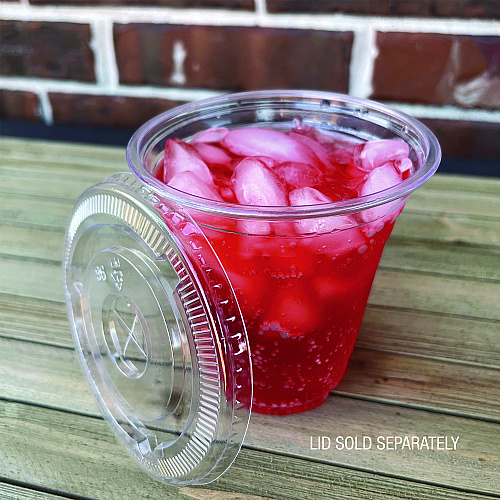 Boardwalk&reg; Clear Plastic PETE Cups, 9 oz, 50/Pack (BWKPET9SPK)