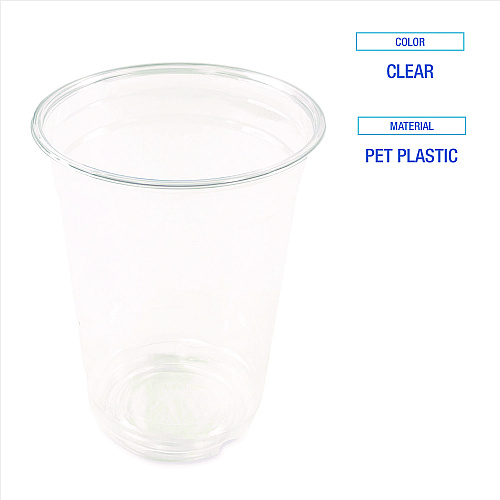 Boardwalk&reg; Clear Plastic Cold Cups, 10 oz, PET, 1,000/Carton (BWKPET10)