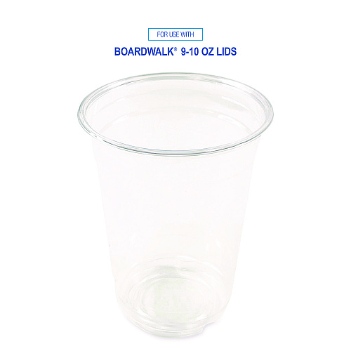 Boardwalk&reg; Clear Plastic PETE Cups, 10 oz, 50/Pack (BWKPET10PK)