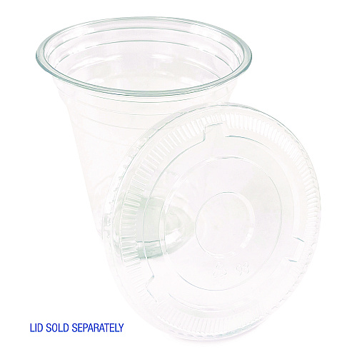 Boardwalk&reg; Clear Plastic Cold Cups, Squat, 12 oz, PET, 1,000/Carton (BWKPET12S)