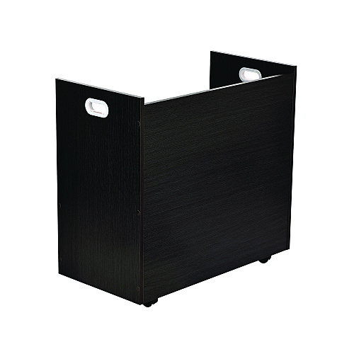AdirOffice 21-Slot Mobile Rolling Wood Blueprint Storage Cabinet Roll File Large Document Organizer, 30 x 15.75 x 28.5, Black (I625BLK)