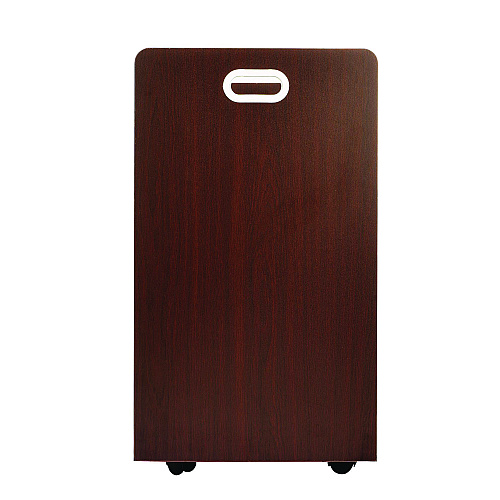 AdirOffice 21-Slot Mobile Rolling Wood Blueprint Storage Cabinet Roll File Large Document Organizer, 30 x 15.75 x 28.5, Mahogany (I625MA)