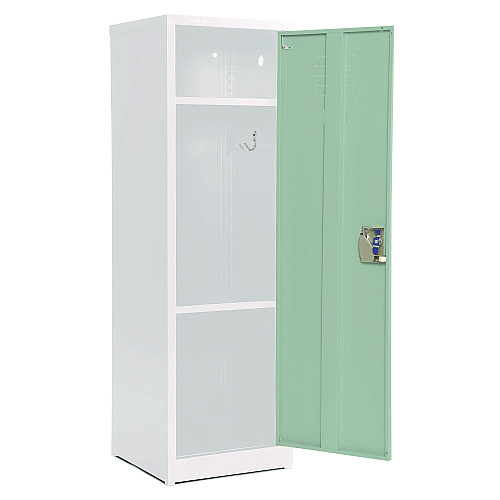 AdirOffice Steel Storage Locker, 1 Compartment, 15 x 15 x 48, Misty Green (I62901MGRN)