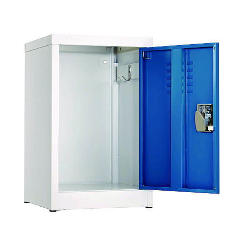 AdirOffice Steel Storage Locker, 1 Compartment, 15 x 15 x 24, Blue (I62902BLU)