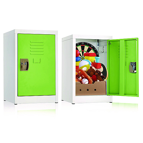 AdirOffice Steel Storage Locker, 1 Compartment, 15 x 15 x 24, Green (I62902GRN)