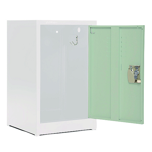 AdirOffice Steel Storage Locker, 1 Compartment, 15 x 15 x 24, Misty Green (I62902MGRN)