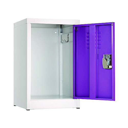 AdirOffice Steel Storage Locker, 1 Compartment, 15 x 15 x 24, Purple (I62902PUR)