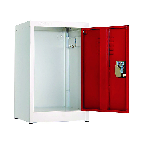 AdirOffice Steel Storage Locker, 1 Compartment, 15 x 15 x 24, Red (I62902RED)