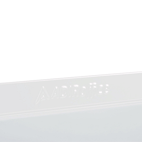 AdirOffice Steel Storage Locker, 1 Compartment, 15 x 15 x 24, White (I62902WHI)