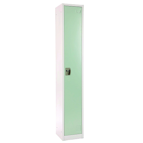 AdirOffice Steel Storage Locker, 1 Compartment, 12 x 12 x 72, Misty Green (I629201MGRN)