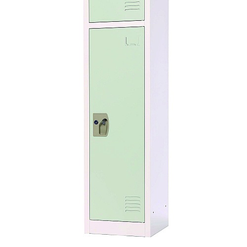 AdirOffice Steel Storage Locker, 1 Compartment, 12 x 12 x 72, Misty Green (I629201MGRN)