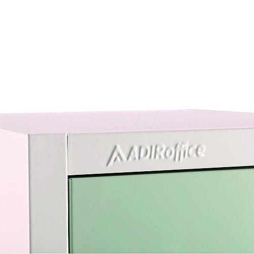 AdirOffice Steel Storage Locker, 1 Compartment, 12 x 12 x 72, Misty Green (I629201MGRN)
